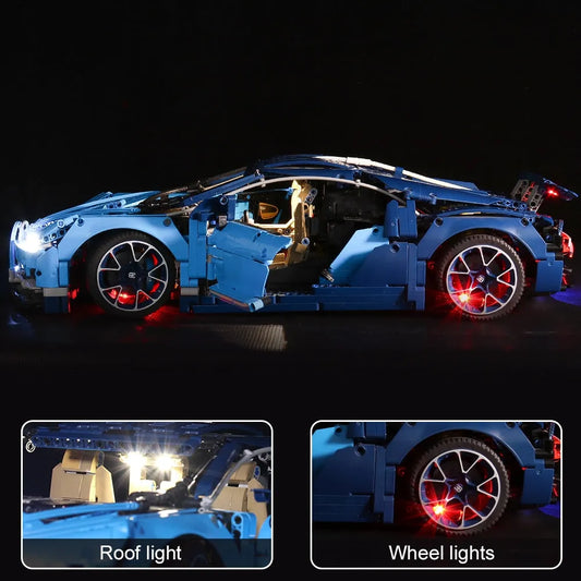 DIY LED Light Set For 42083 Bugatti Chiron
