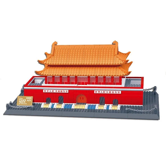 Architecture MOC TIANANMEN Of Beijing Bricks Toy 8016