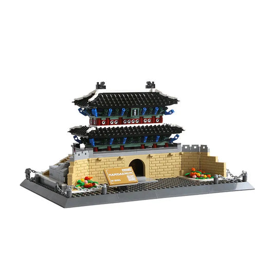 MOC 5240 City Architecture Chongli Gate View Bricks Toys