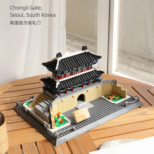 MOC 5240 City Architecture Chongli Gate View Bricks Toys