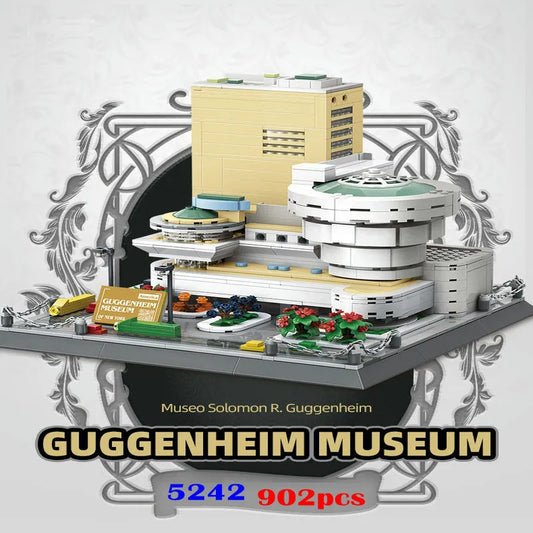 MOC 5242 Architecture Guggenheim Museum Bricks Toys