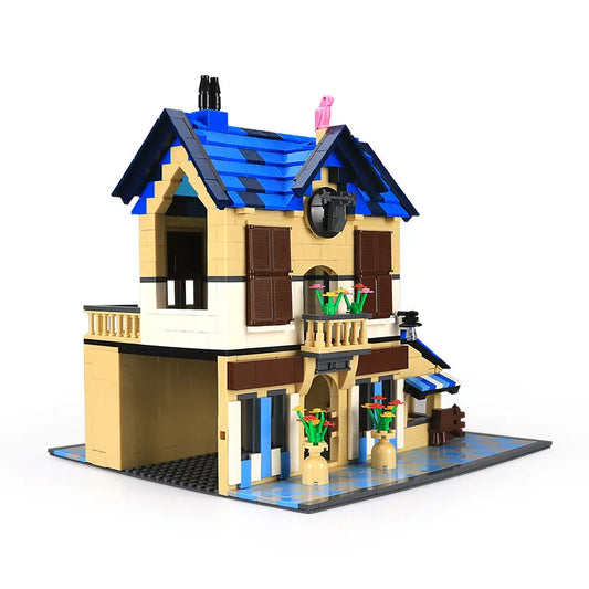 MOC 5311 Architecture French Country Lodge Bricks Toy