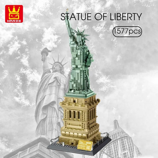 MOC Architecture Statue Of Liberty Bricks Toy 5227