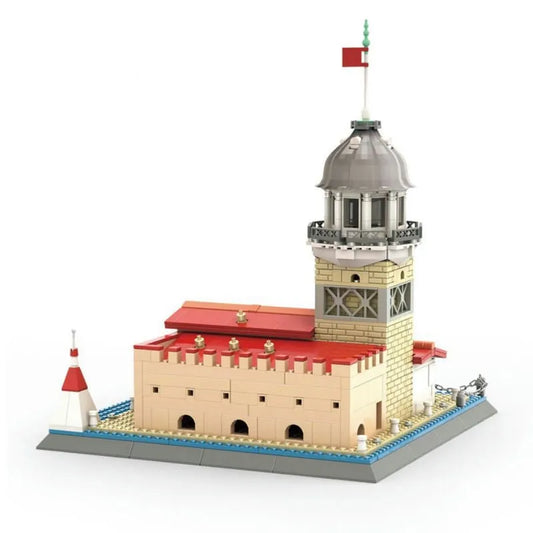 MOC Architecture Turkish Maiden Tower Bricks Toy