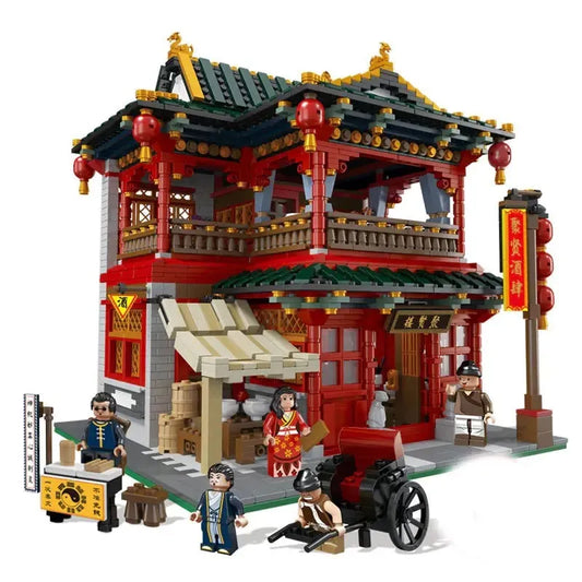 Creator Expert MOC China Town Pub Bricks Toy