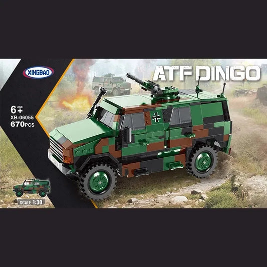 Military MOC WW2 ATF DINGO Car Infantry Vehicle Bricks Toy