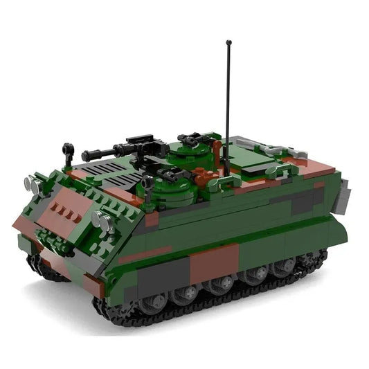 Military WW2 M113 Amphibious Transport Vehicle Bricks Toys