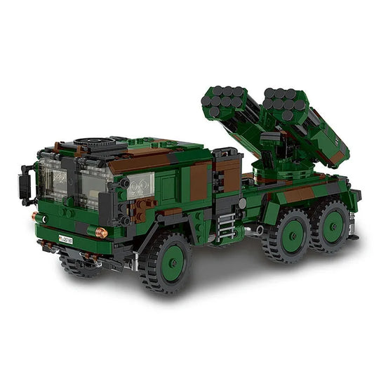 Military WW2 MOC German LARS 2 Missile Launcher Bricks Toys