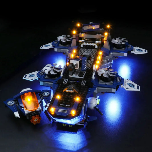 LED Light Kit For 76153 Avengers Helicarrier