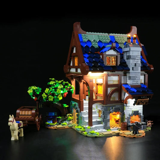LED Lighting Kit For 21325 Medieval Blacksmith