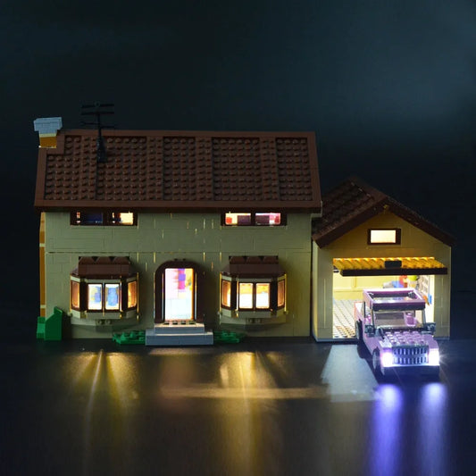 LED Lighting Kit For 71006 The Simpson House