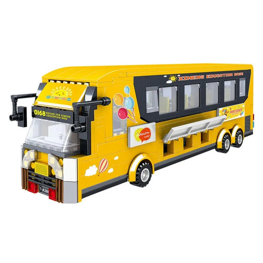 Creator MOC BRT City Shuttle Tour Bus Bricks Toys