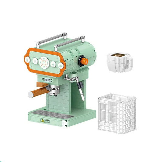 Creator MOC Coffee Machine MINI Bricks Toys 01008