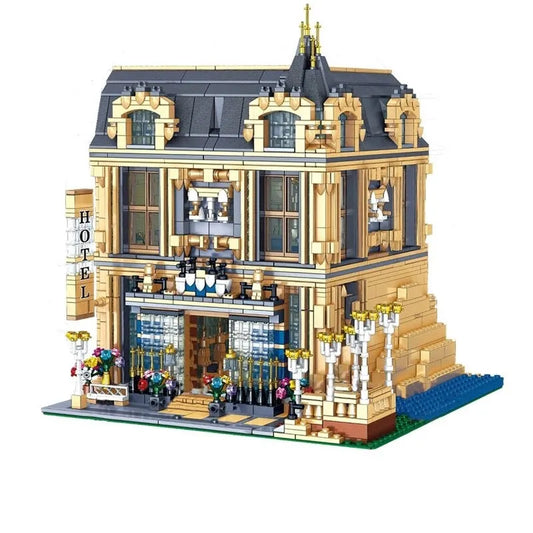 MOC Creator Expert City Carlo Hotel Bricks Toy 0927