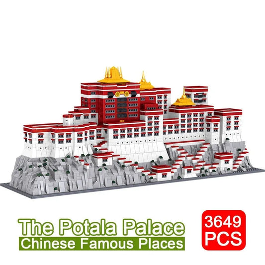 MOC Expert Architecture Potala Palace Bricks Toys