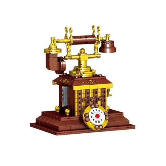 MOC Ideas Retro Telephone MINI Bricks Toys 00939
