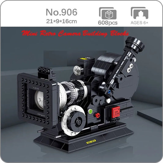 MOC Retro Digital Video Camera MINI Bricks Toys