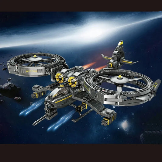 Technic MOC Science Fiction Ghost Attack Helicopter Bricks Toys