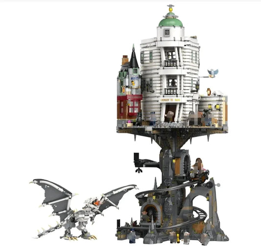 Harry Potter Movie Gringotts Wizarding Bank Bricks Toy