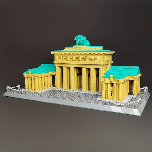 MOC Architecture Berlin Brandenburg Gate Bricks Toy