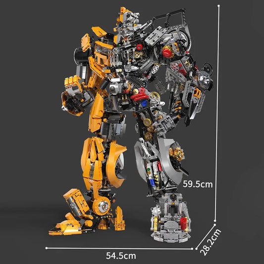 Mech MOC Metamorphic Bumblebee Robot Bricks Toy