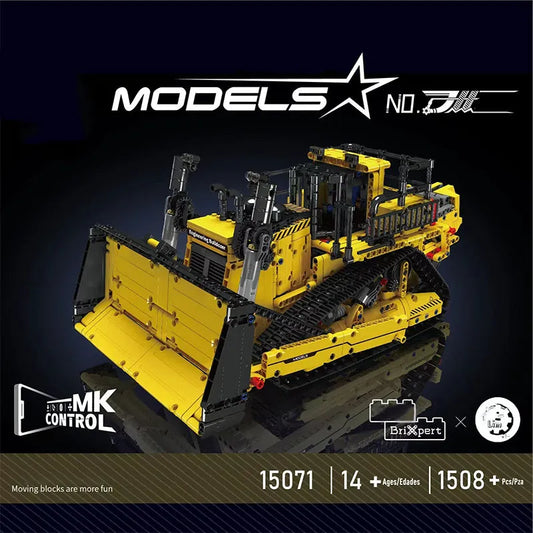 Tech MOC Motorized D11 Bulldozer Truck Bricks Toy