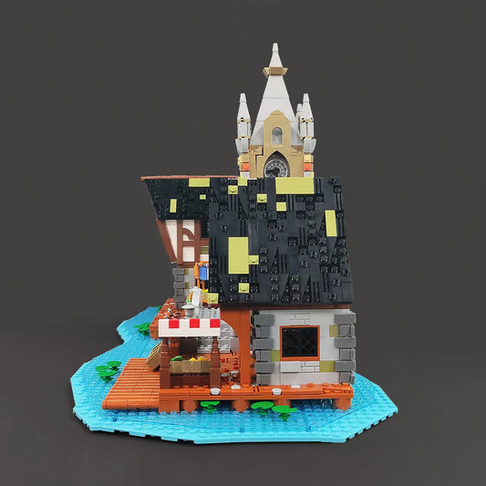 Creator Expert MOC Medieval Town Market Bricks Toys