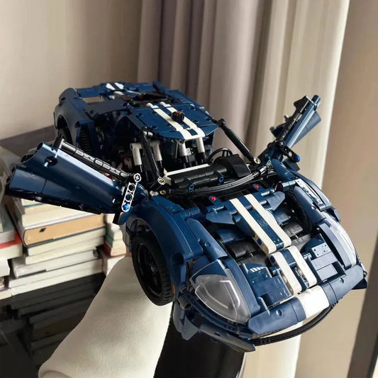 Technic MOC 2022 Ford GT Classic Racing Car Bricks Toy