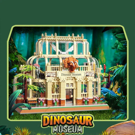 Creator MOC City Dinosaur Museum MINI Bricks Toy