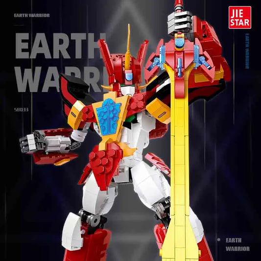 Super Hero MOC Mecha Earth Warrior Bricks Toy
