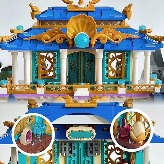 MOC Monkie Kid Dragon of East Palace Bricks Toy