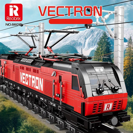 Tech Vectron European Electric Passenger Train Bricks Toy