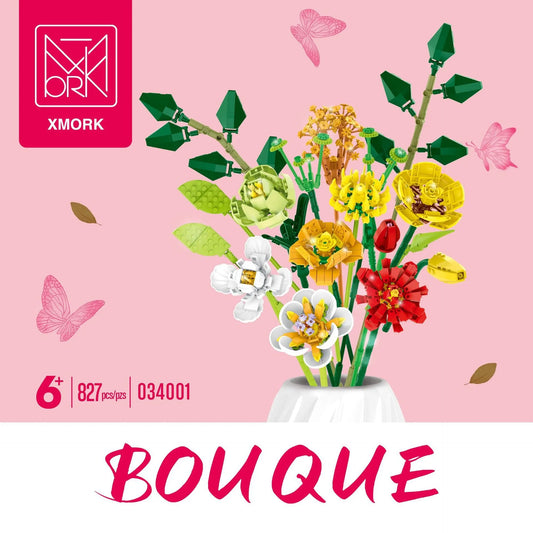 Creator Expert Ideas MOC Flower Bouquet Bricks Toy