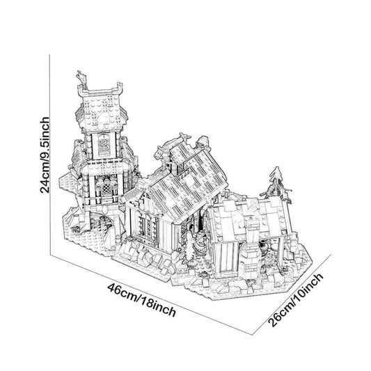 Creator Ideas MOC Viking Village Bricks Toy