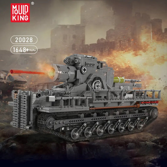 Military Motorized Karl Mortar Bricks Toy 20028