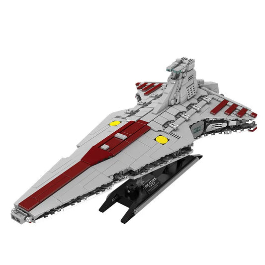 Star Wars MOC Republic Attack Cruiser Bricks Toy