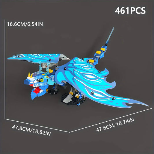 Creator Ideas Movie MOC Water Dragon Bricks Toy