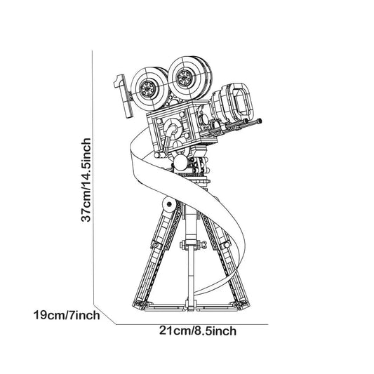 Creator Experts MOC Tribute Camera Bricks Toy 80801