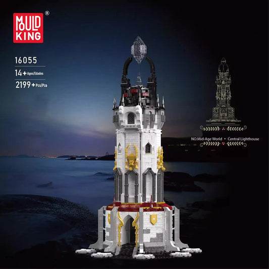 Creator MOC Medieval City Central Lighthouse Bricks Toy