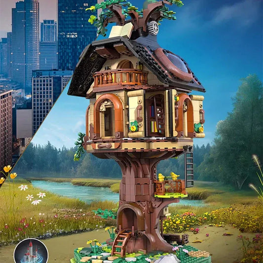 Creator Expert MOC Tree House Library Bricks Toy