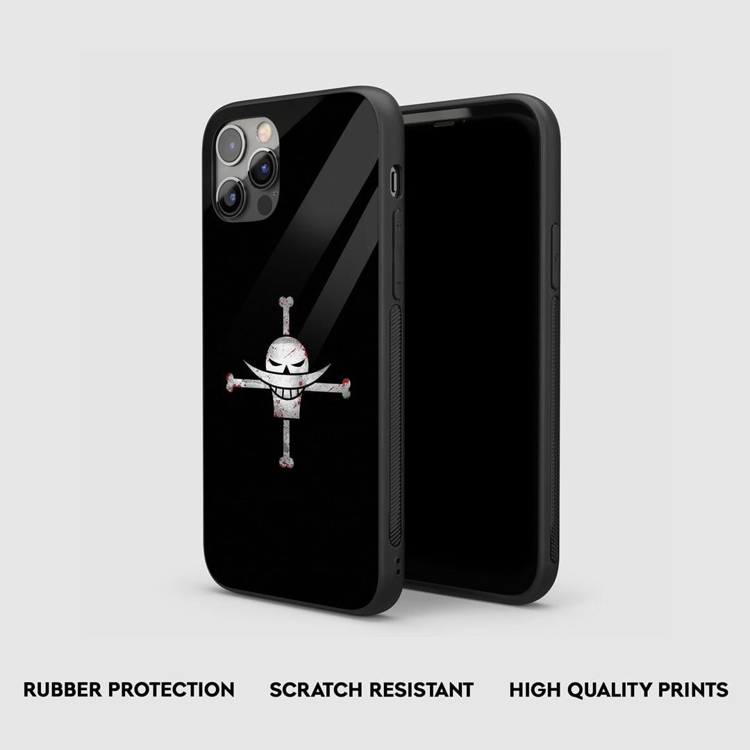 Black Beard Silicone Armored Phone Case by Anime Phone Cover
