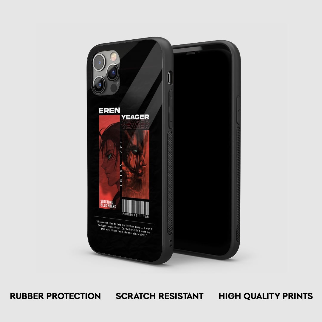 Eren Founding Titan Silicone Armored Phone Case by Anime Phone Cover