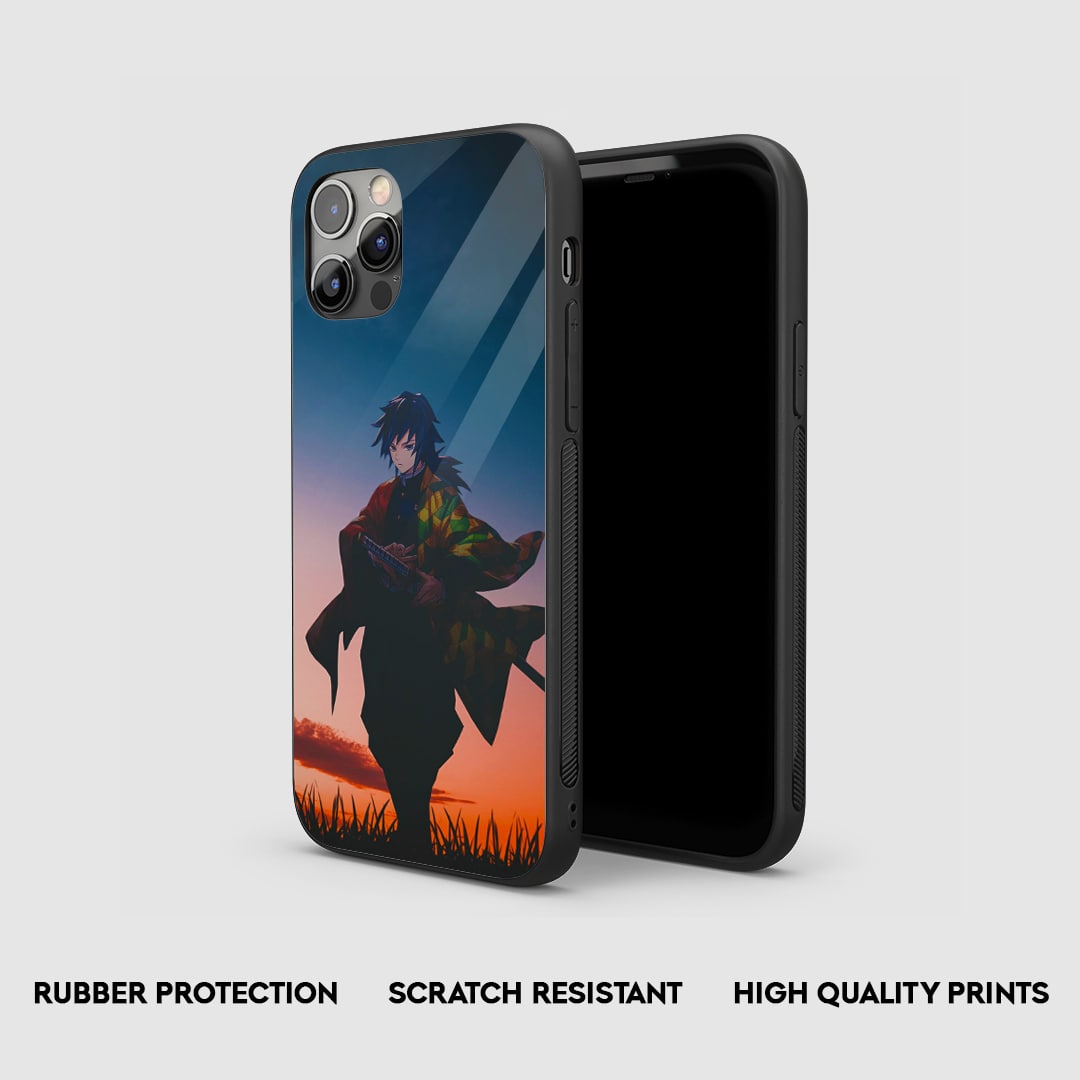 Giyu Aesthetic Silicone Armored Phone Case by Anime Phone Cover
