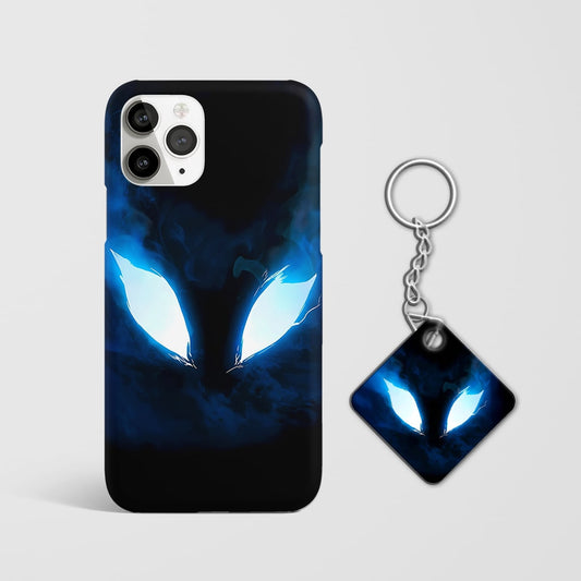 Glowing Blue Eyes Phone Cover