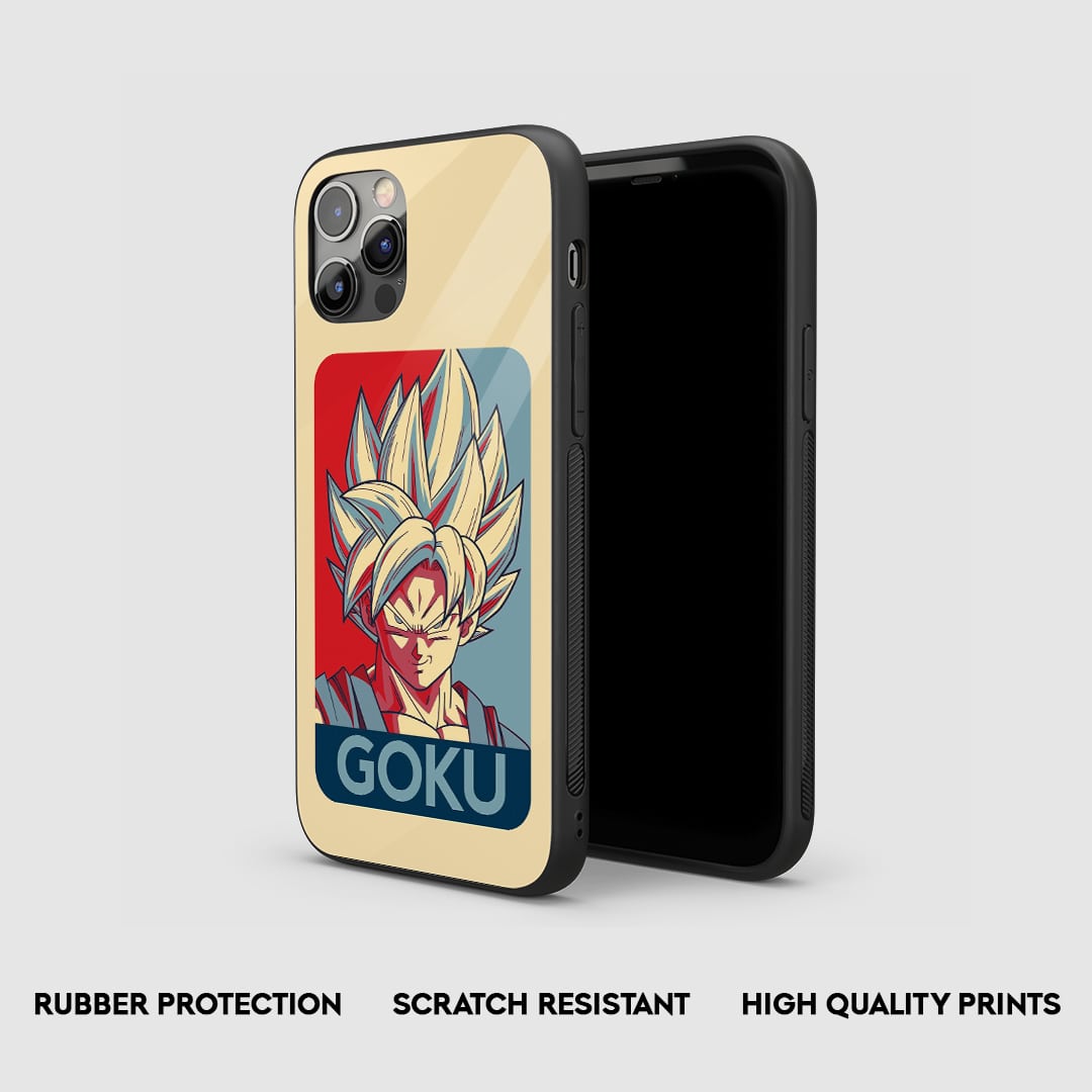 Goku Graphic Silicone Armored Phone Case by Anime Phone Cover