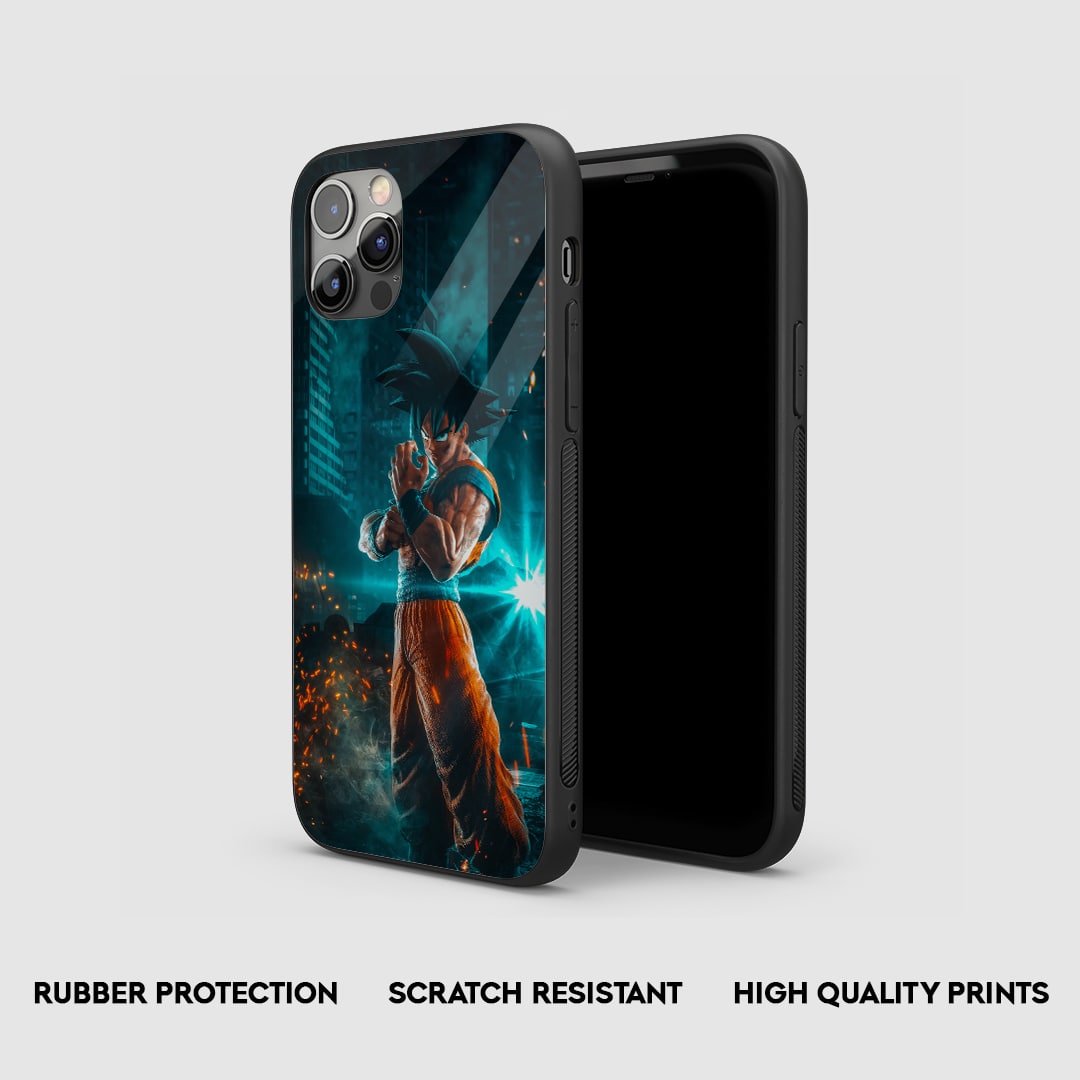 Goku Training Silicone Armored Phone Case by Anime Phone Cover