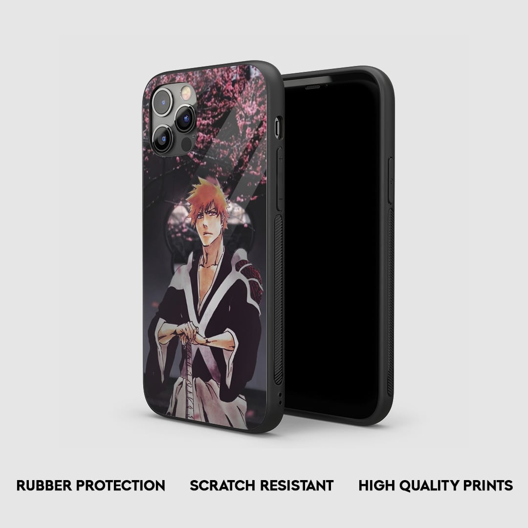 Ichigo Aesthetic Silicone Armored Phone Case by Anime Phone Cover