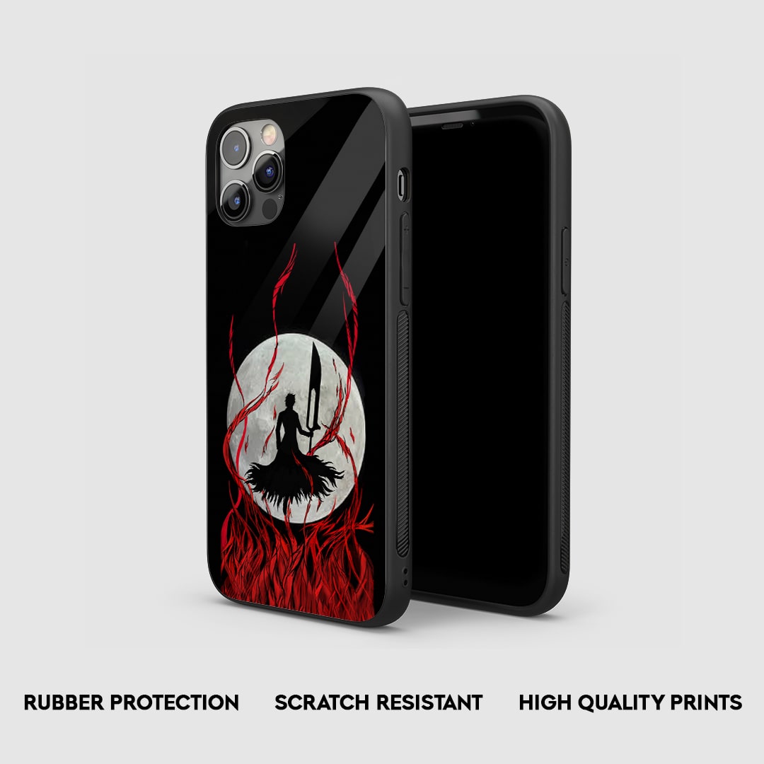 Ichigo Kurosaki Moon Silicone Armored Phone Case by Anime Phone Cover
