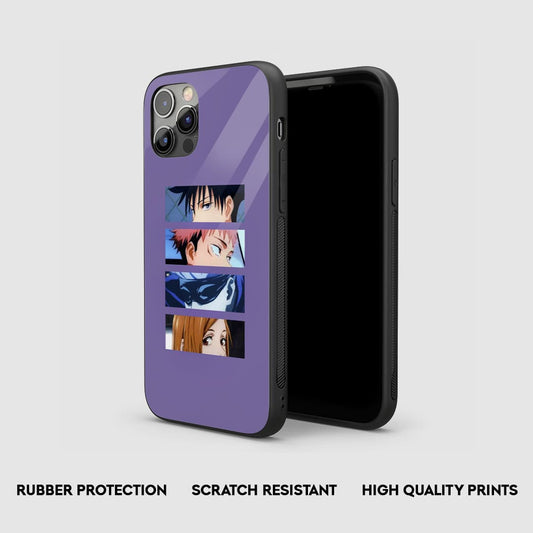 Jujutsu Characters Silicone Armored Phone Case by Anime Phone Cover