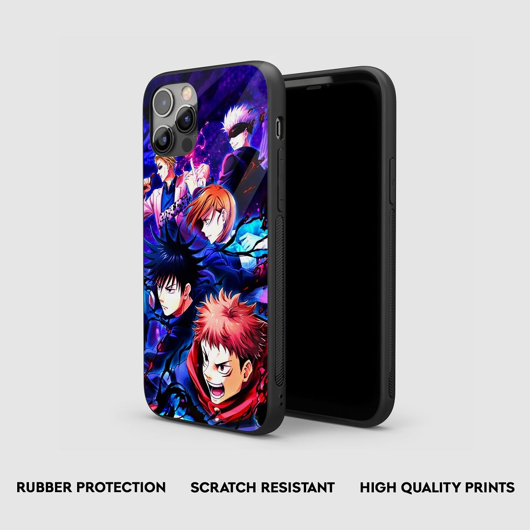 Jujutsu Graphic Silicone Armored Phone Case by Anime Phone Cover